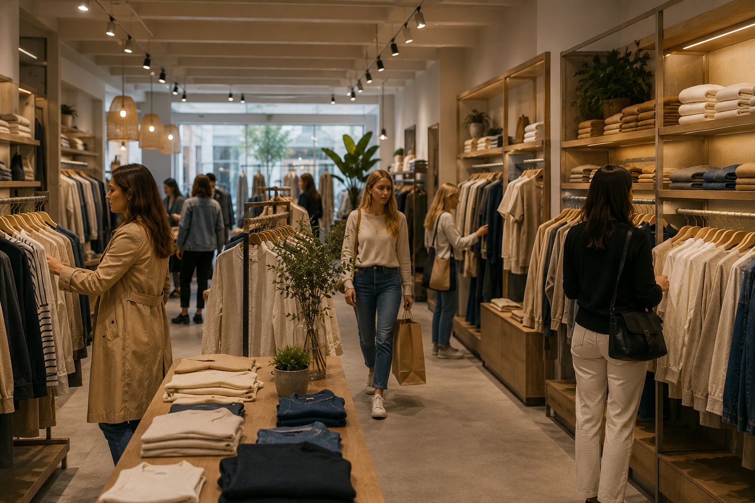 Retail store using music and promotional audio announcements